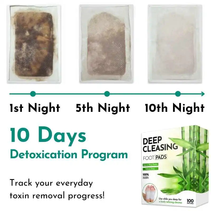 Detox Foot Pads For Deep Cleansing