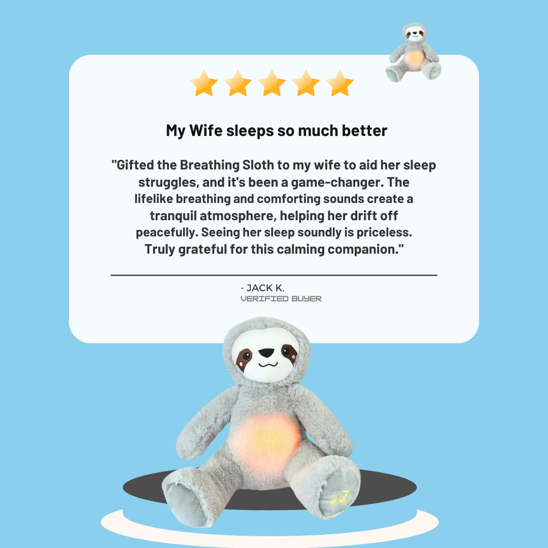 Atmender Otter Plüschspielzeug - Beruhigender Stitch Teddybär für Angst- und Stressabbau