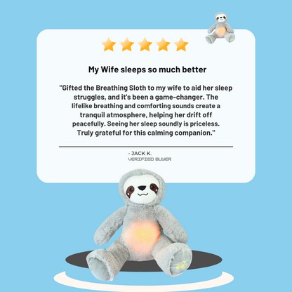 Atmender Otter Plüschspielzeug - Beruhigender Stitch Teddybär für Angst- und Stressabbau