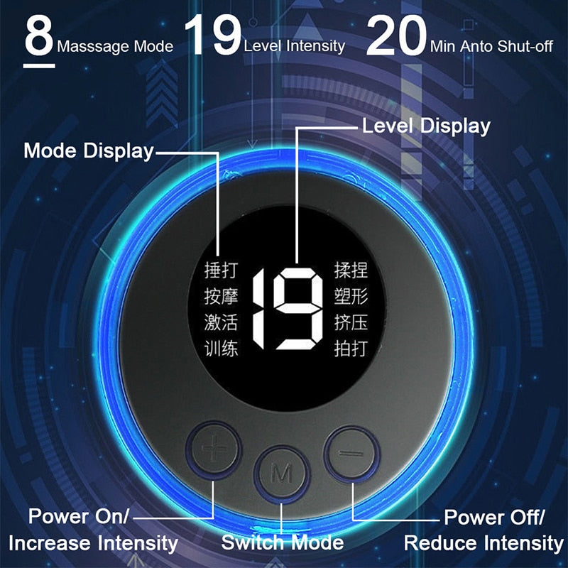 Opvouwbare elektrische voetmassager - EMS voetmassager