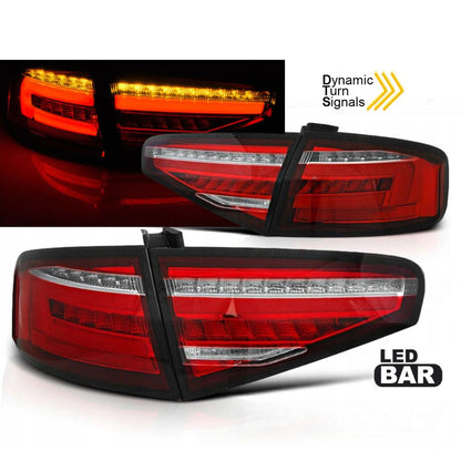 Audi A4 B8 2012-2015 Audi A4 B8 2012-2015 LED achterlichten LED SEQ Rood