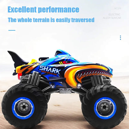 Rc Fernsteuerung Monster Truck Offroad 4x4 Shark Digger Rock Crawler Drift Auto