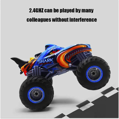 Rc Fernsteuerung Monster Truck Offroad 4x4 Shark Digger Rock Crawler Drift Auto