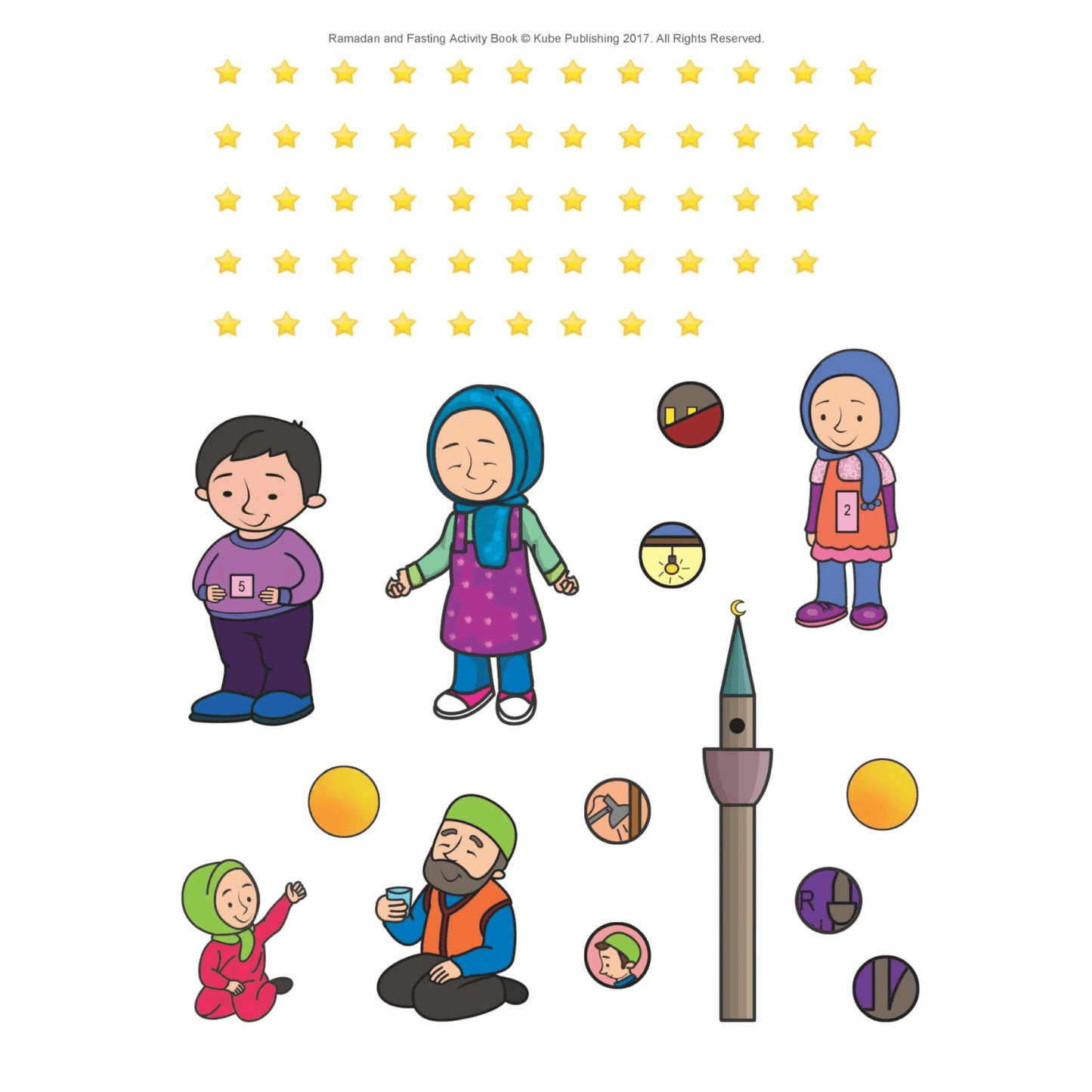 Ramadan Mubarak Aktivitäten Geschenkbuch für Kinder