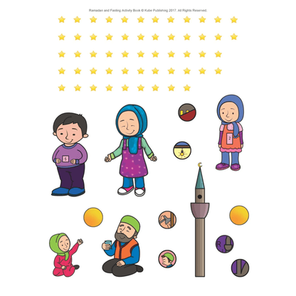 Ramadan Mubarak Aktivitäten Geschenkbuch für Kinder