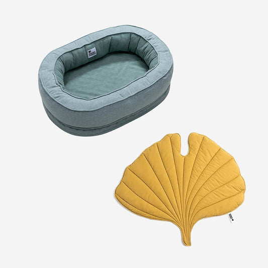 Hondendeken in Bladvorm met Donut Hondenbed Luxe Hondengeschenken