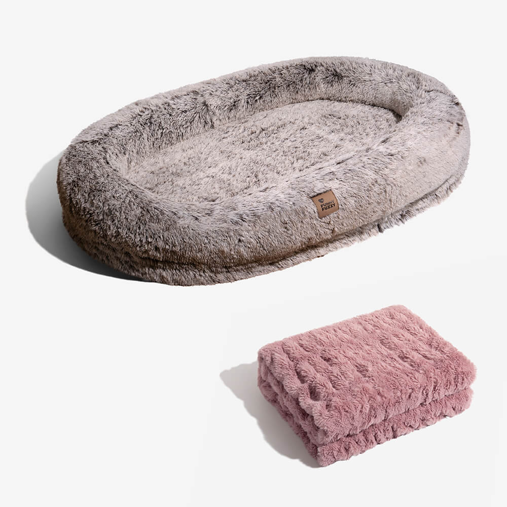 Luxe Super Groot Dieper Slapen Ovaal Bed Mens Hond Bed