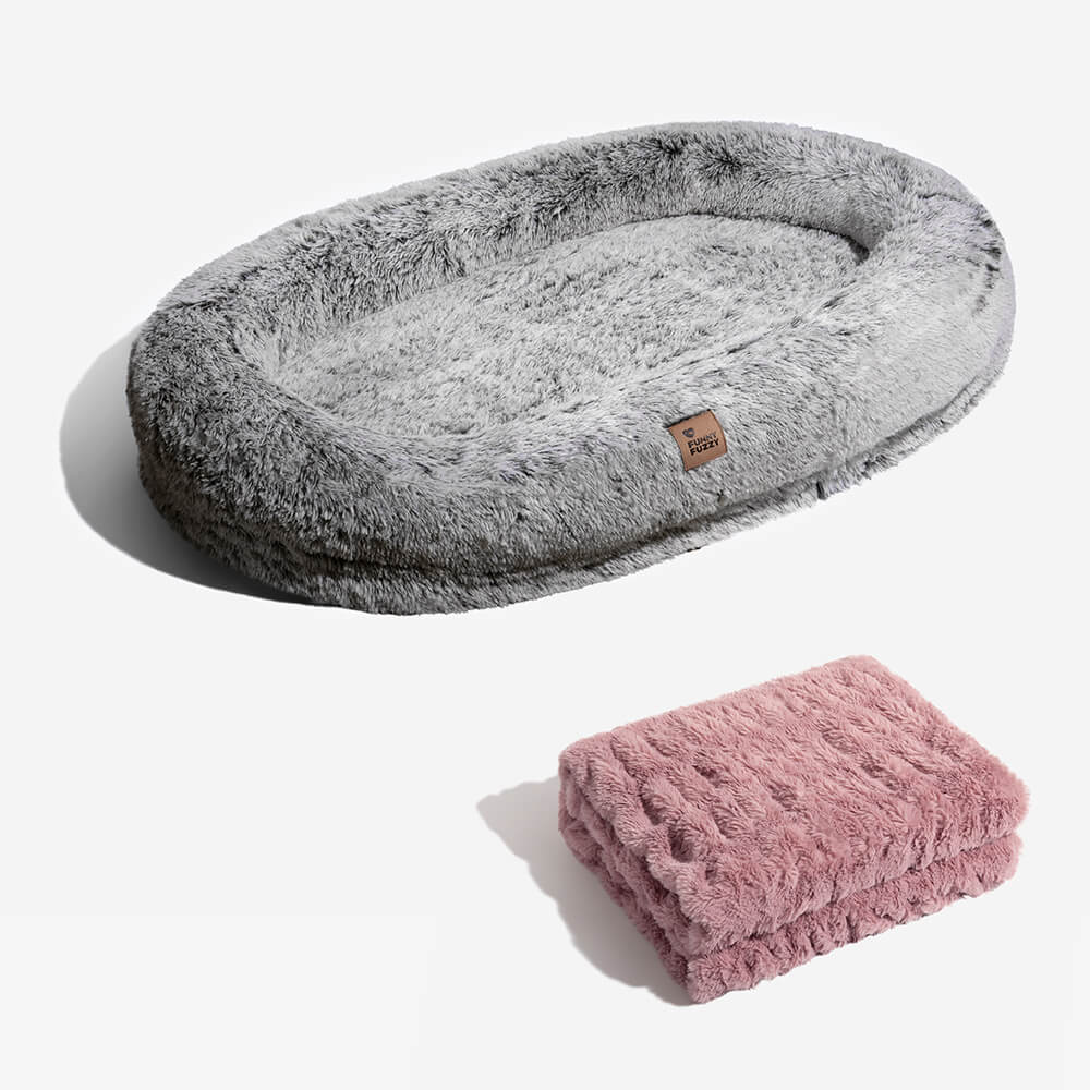 Luxe Super Groot Dieper Slapen Ovaal Bed Mens Hond Bed
