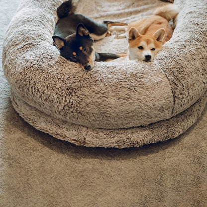Luxe Super Groot Dieper Slapen Ovaal Bed Mens Hond Bed