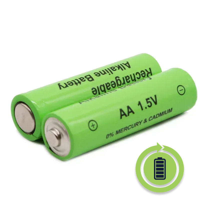 Genopladeligt AA-batteri 2 stk.