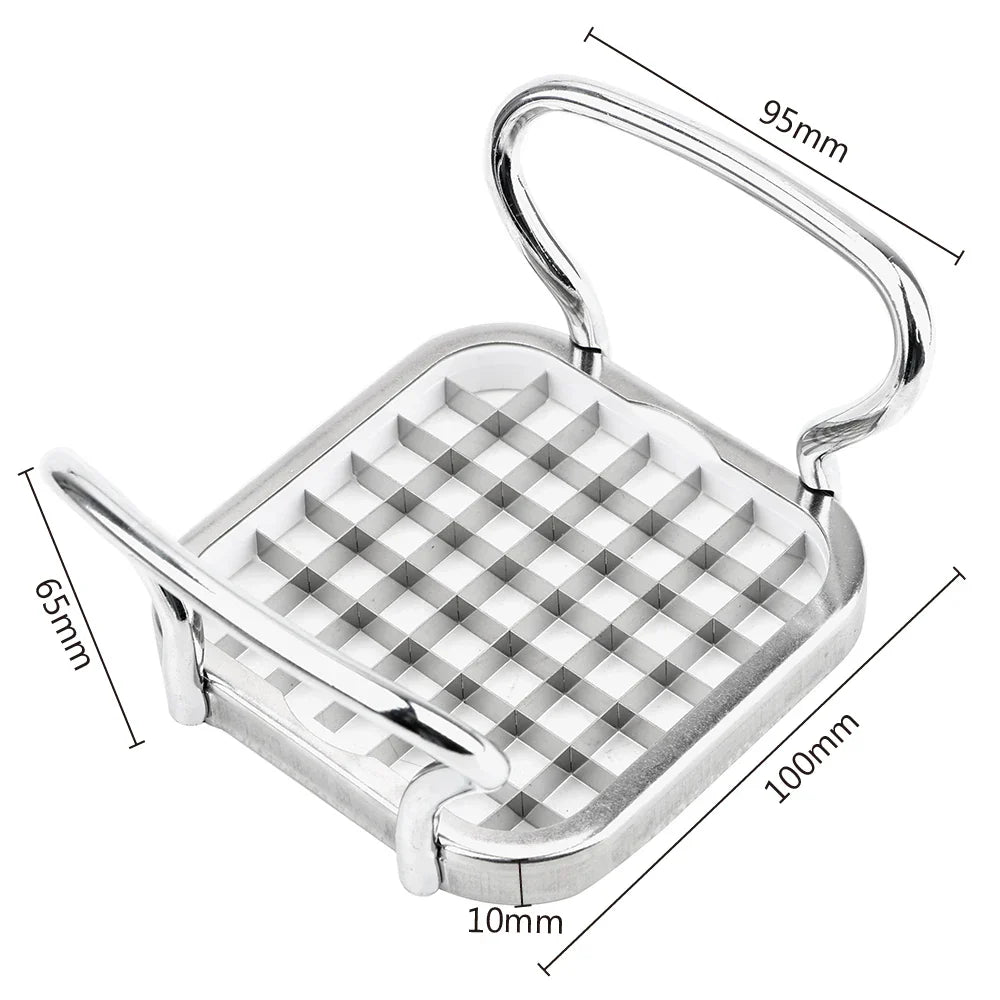 Multi-Functional Stainless Steel Cutter – Effortless Slicing for Fruits & Vegetables