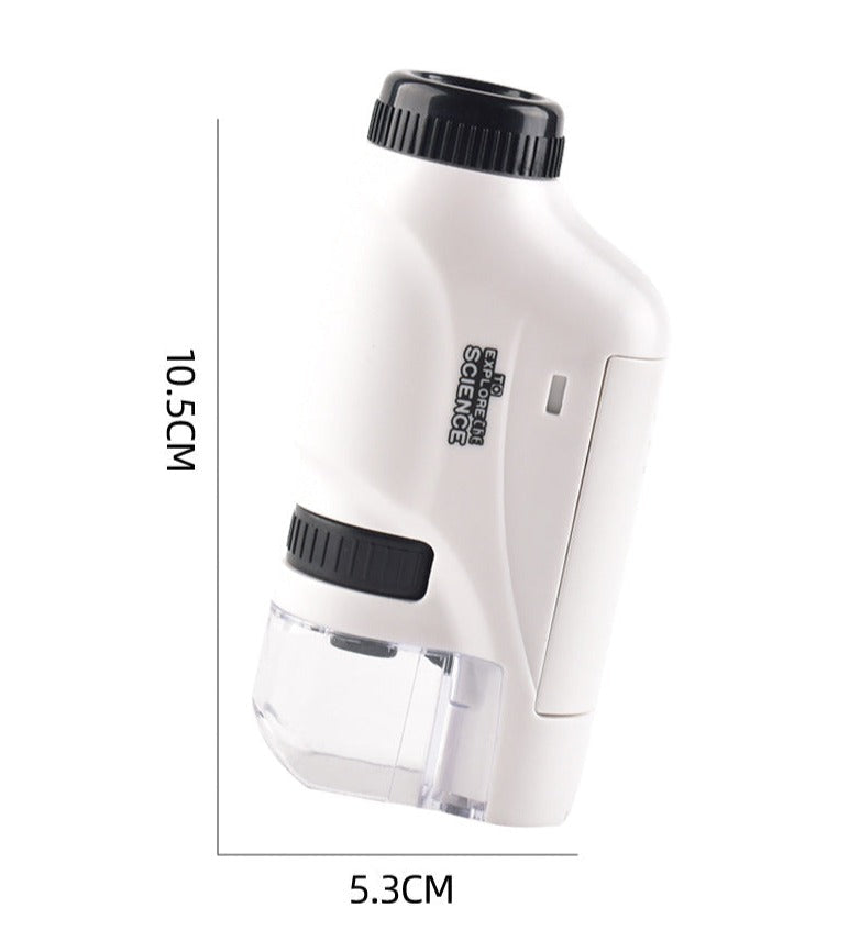 Kids Pocket Microscope - Explore the environment up close - LED microscope