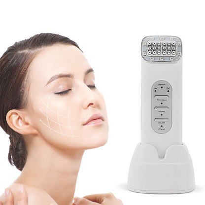 Draagbaar Mini Infrarood Thermage RF Huidverstrakkingsapparaat | Gezichtscontourering