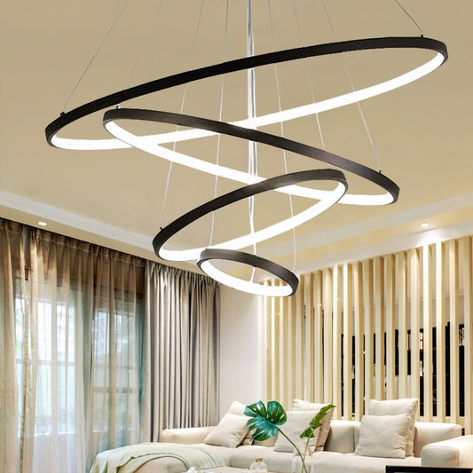 Hedendaagse LED-kroonluchter Luster Ring Lights