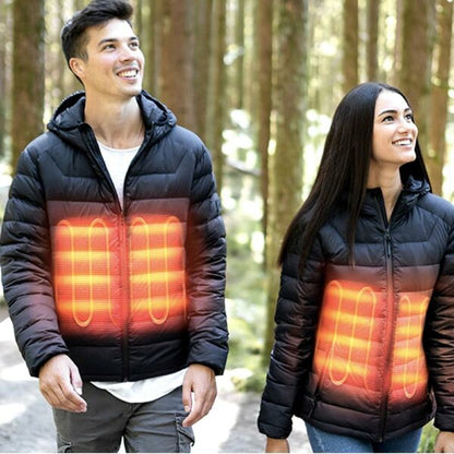 Oplaadbare Elektrische Verwarmde Jas Vest Voor Mannen En Vrouwen