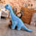 Stor Dinosaur Blødt Legetøj - Kæmpe Krammedino Bamse til Småbørn