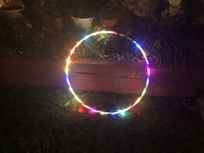 35''tot 24" 24 tot 10-LED lichten gloeien in het donker hula hoop