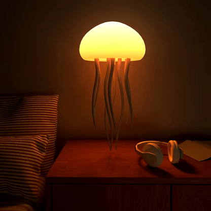 LED kwallenlamp | kleurveranderende RGB-nachtlamp met spraakactivatie, voor huiselijke sfeer en kinderkamerdecoratie