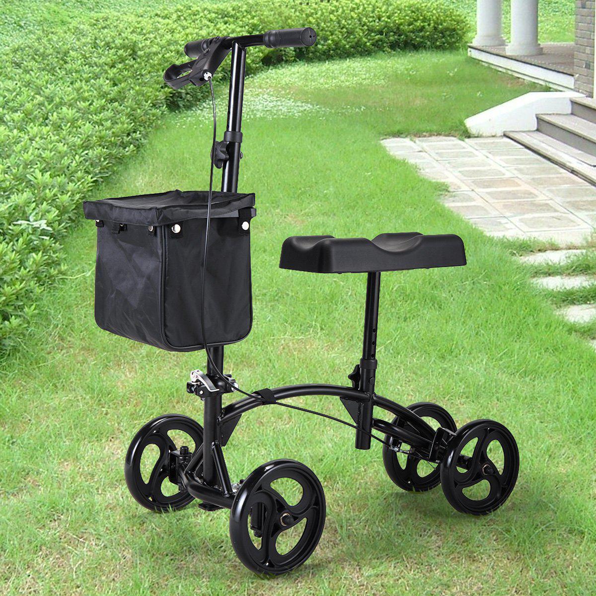 Knee Scooter - Medical Knee Scooter - Foldable Knee Roller Walker - Heavy Duty Knee Walker - Mobility Scooter Walker