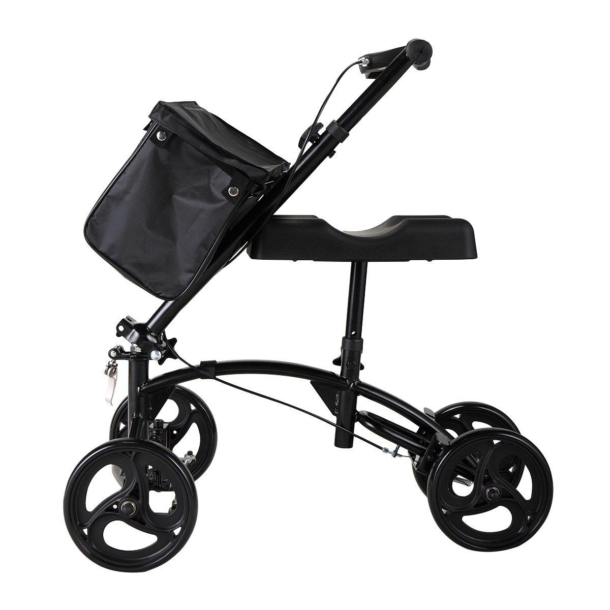 Knee Scooter - Medical Knee Scooter - Foldable Knee Roller Walker - Heavy Duty Knee Walker - Mobility Scooter Walker