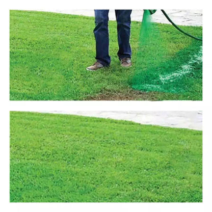 Vloeibare gazonzaad spray