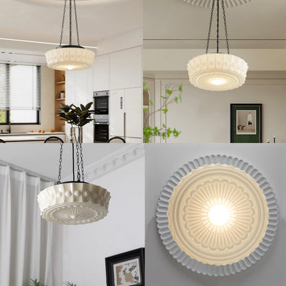 Artistieke vintage koepelplafondlamp