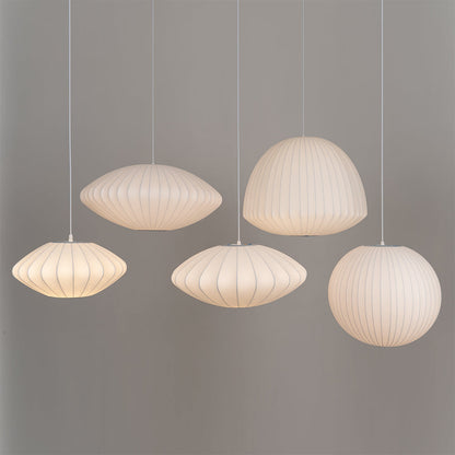 Minimalistische witte bubbel hanglamp