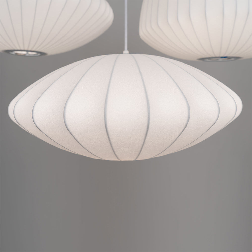Minimalistische witte bubbel hanglamp