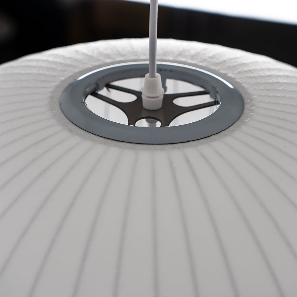 Minimalistische witte bubbel hanglamp