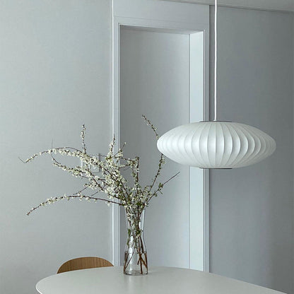 Minimalistische witte bubbel hanglamp