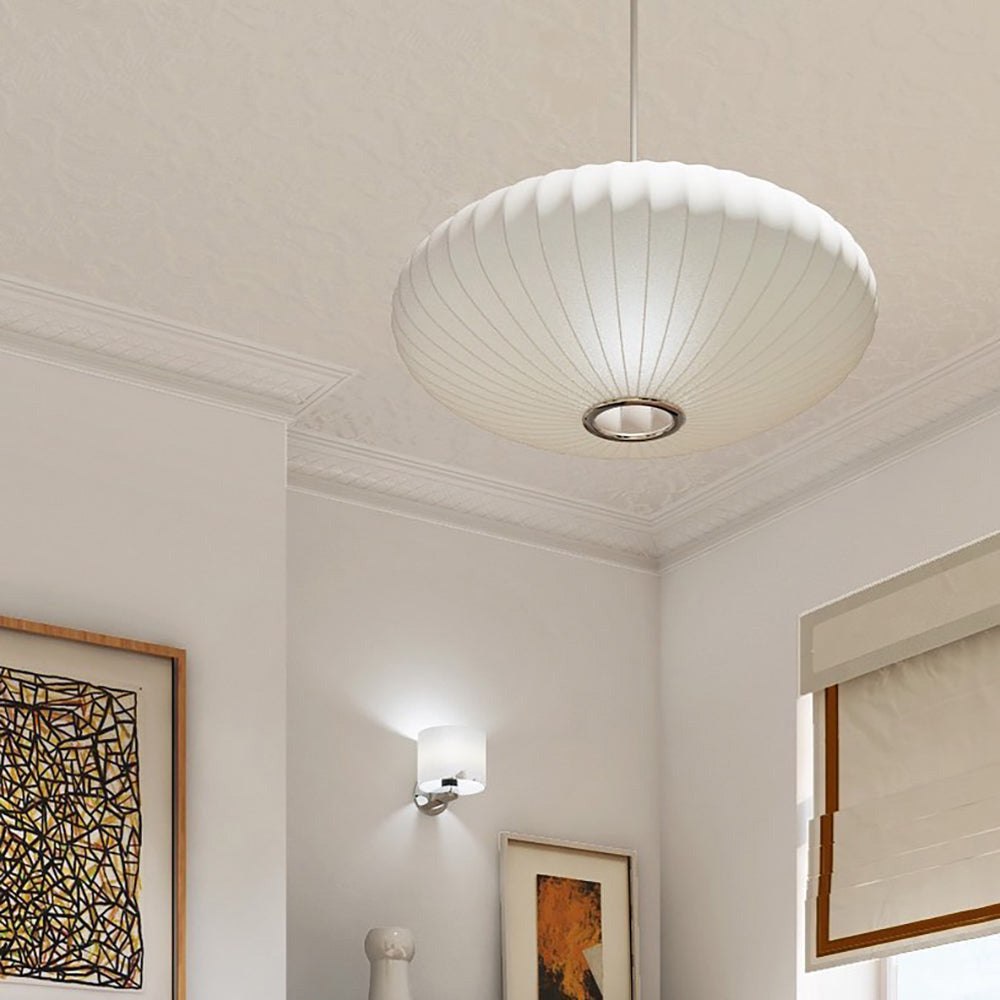 Minimalistische witte bubbel hanglamp