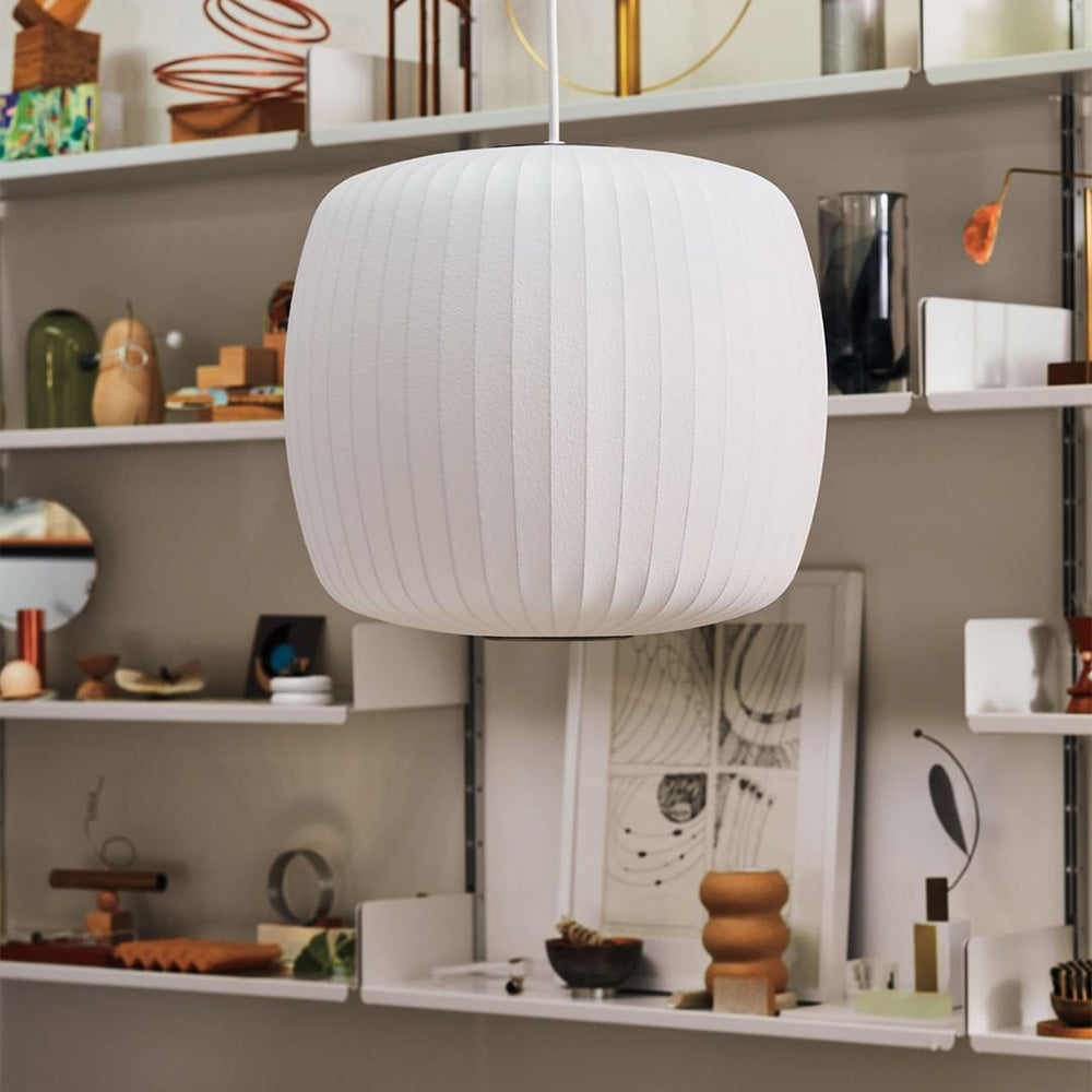 Minimalistische witte bubbel hanglamp