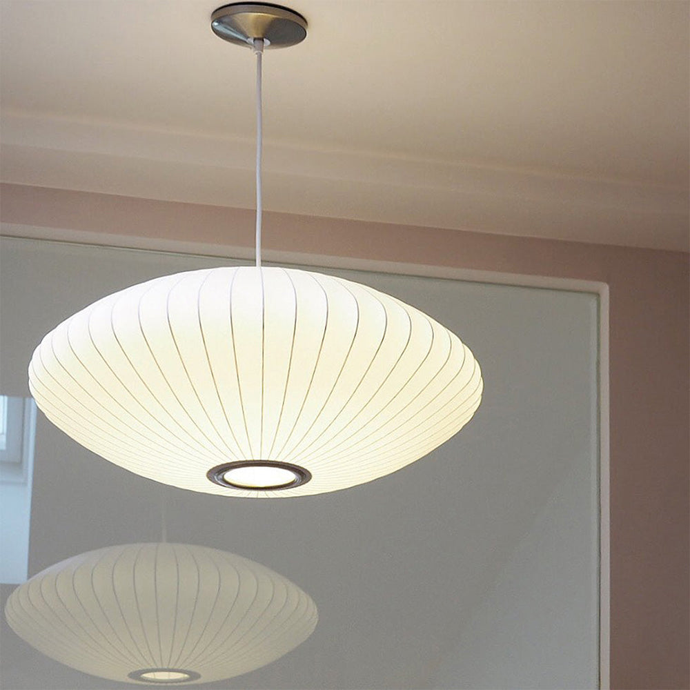 Minimalistische witte bubbel hanglamp
