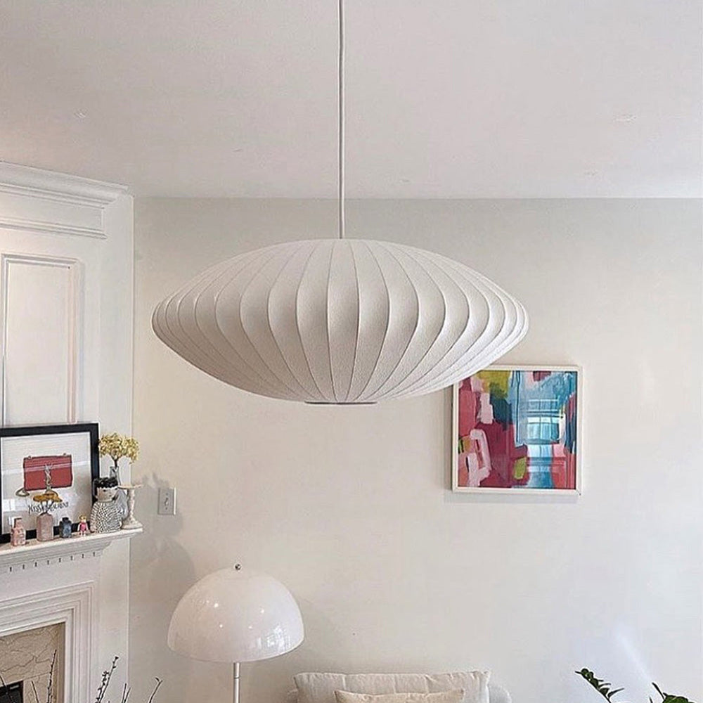 Minimalistische witte bubbel hanglamp