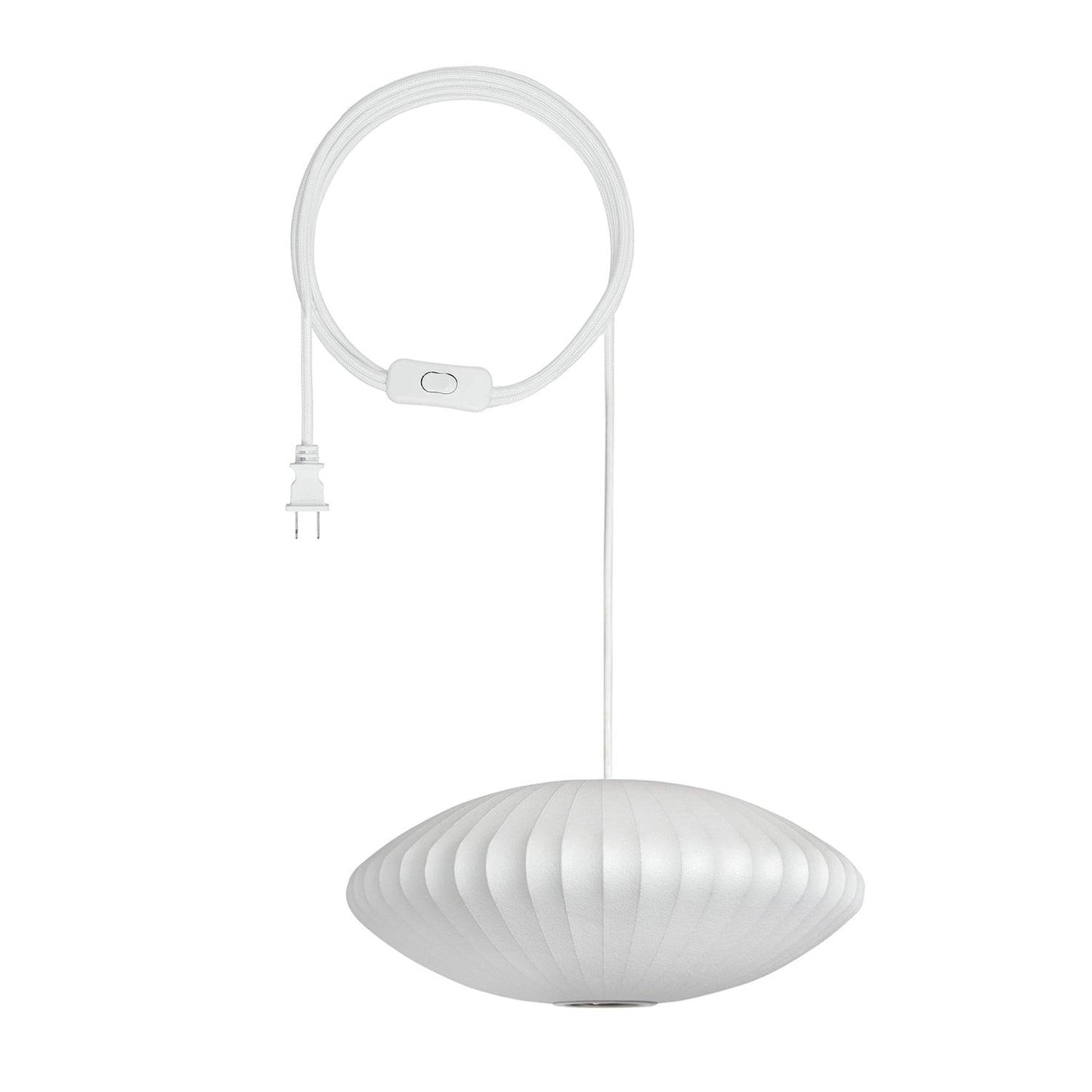 Minimalistische witte bubbel hanglamp