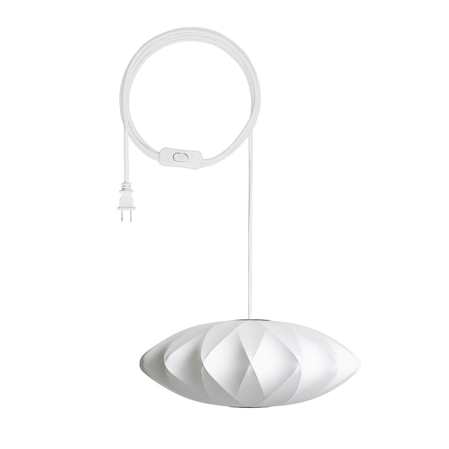 Minimalistische witte bubbel hanglamp