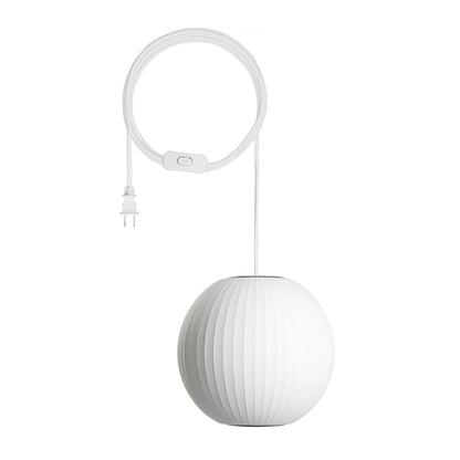 Minimalistische witte bubbel hanglamp