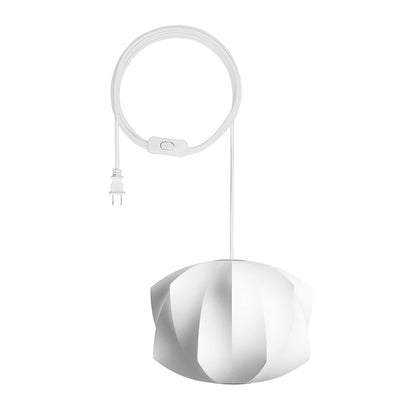 Minimalistische witte bubbel hanglamp