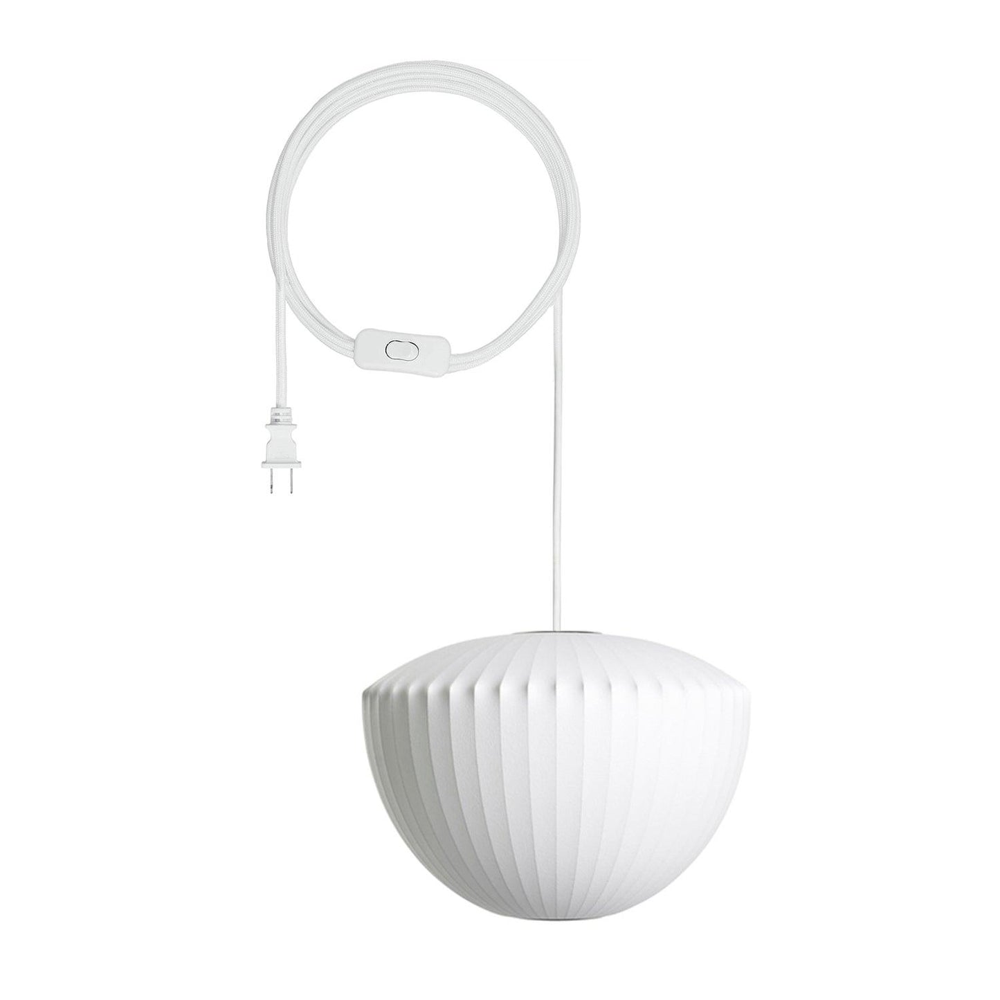 Minimalistische witte bubbel hanglamp