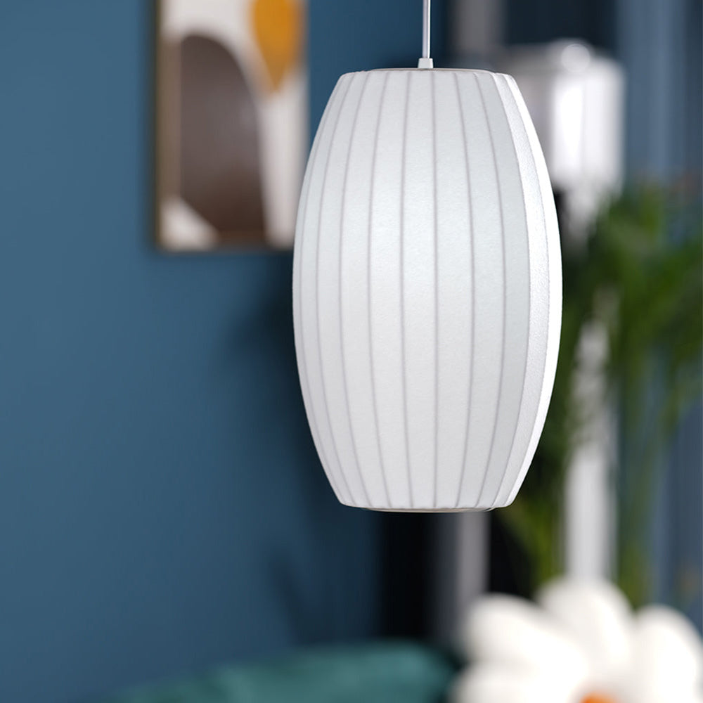 Minimalistische witte bubbel hanglamp