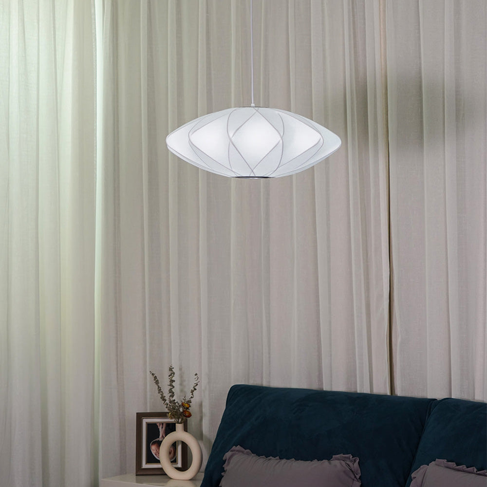Minimalistische witte bubbel hanglamp