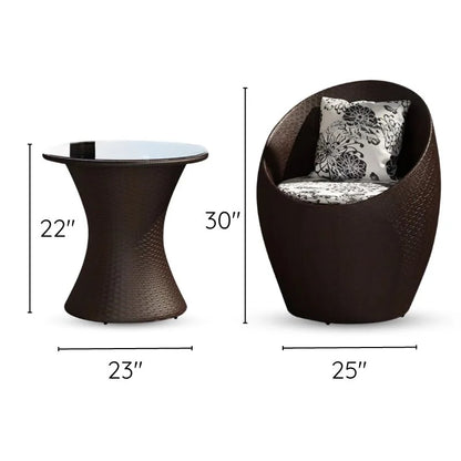 Balcony Table and Chairs Set