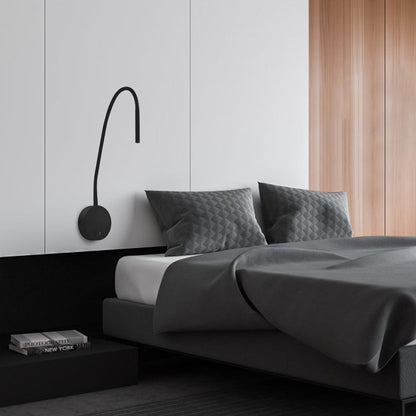 Minimalistische USB-oplaadbare siliconen spotlight LED leeswandlamp