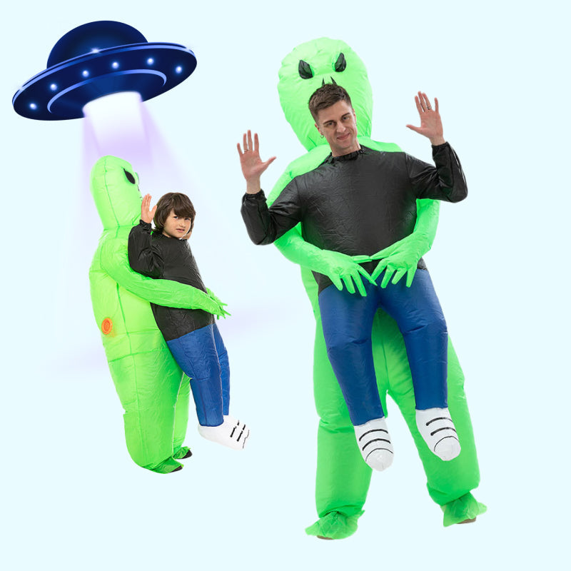 Aufblasbares Alien-Kostüm