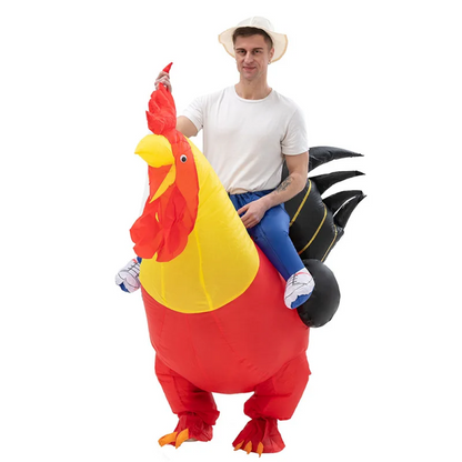 Inflatable Chicken Outfit Kids and Adults Costume