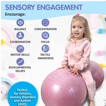 Erdnussball Autismus Sinnesball für Kinder mit ASS