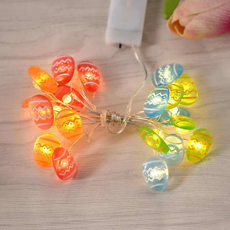 Paashaas en wortel LED-slingerverlichting