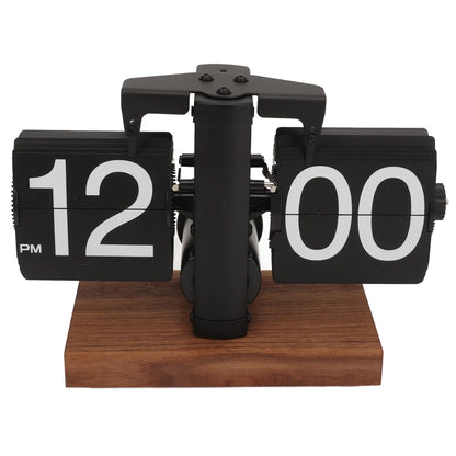 Vintage Flip Page Clock – Classic Mechanical Timepiece