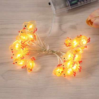 Paashaas en wortel LED-slingerverlichting
