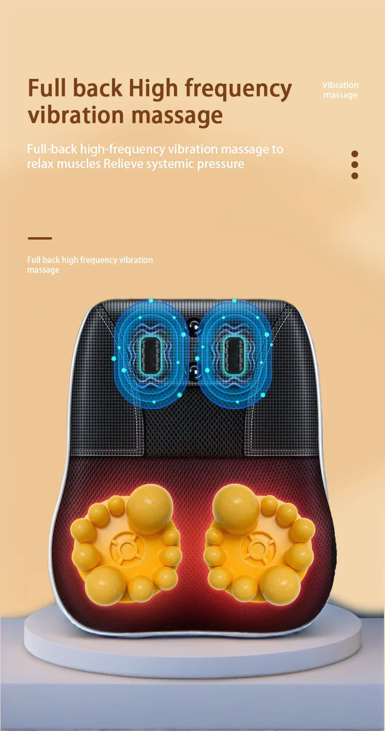 Elektrische Shiatsu Nek- en Lichaamsmassager met Warmte en Trilling